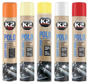 SPREJ ZA KOKPIT K2 POLO 750ML – CISTI, STITI I OBNAVLJA POVRSINE K407